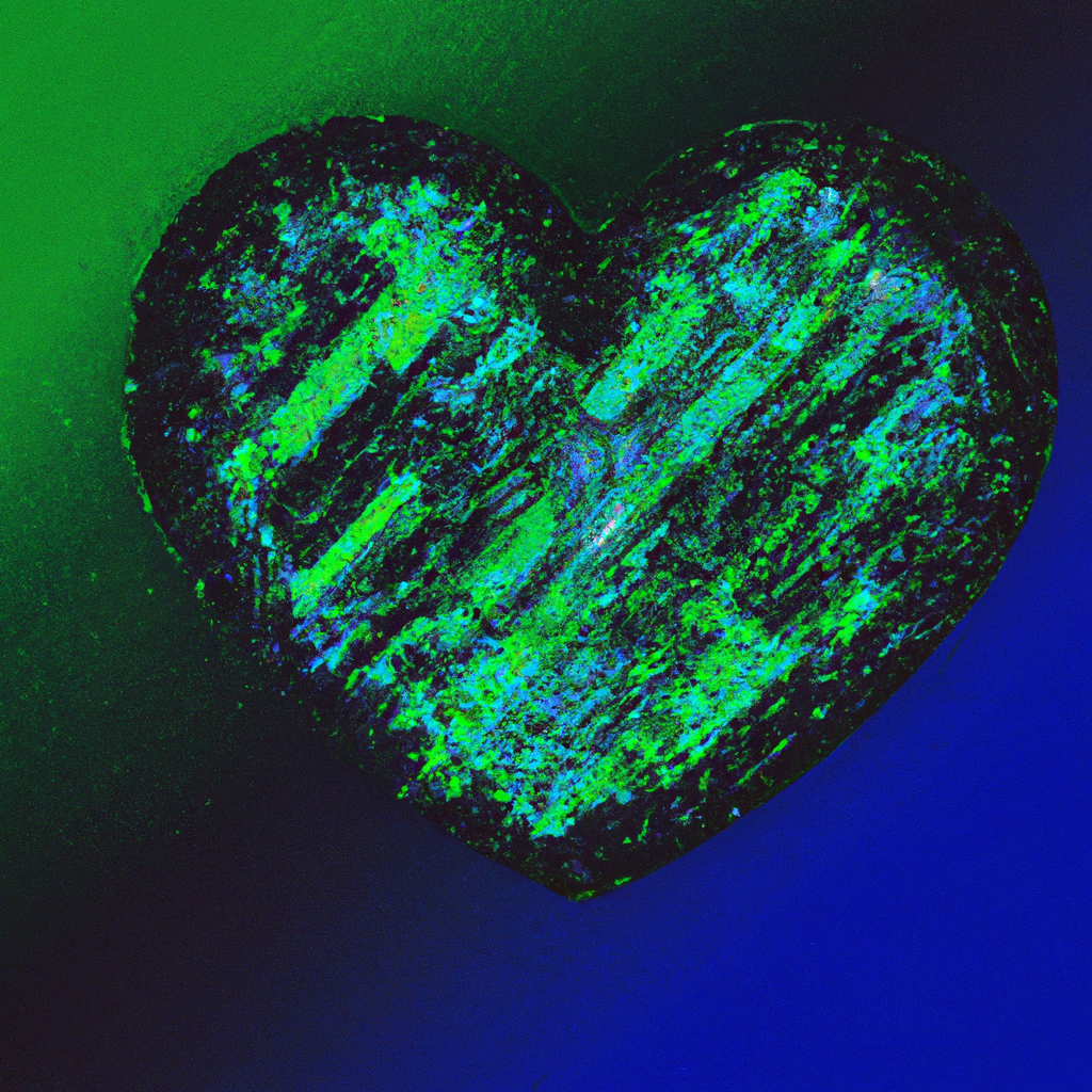 heart, None, Blue, Futuristic, Glitter, Green, Neon, Oversaturated colors, White
